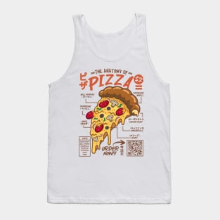 The Anatomy of Pizza Tank Top